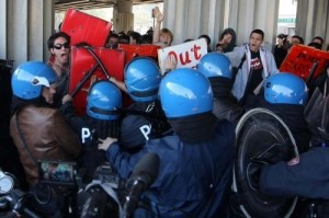 studenti stazione tiburtina